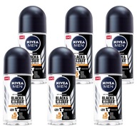 NIVEA pánsky antiperspirant Black&White 6x50ML