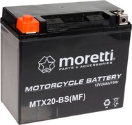 Gélová batéria Moretti YTX20-BS/MTX20-BS