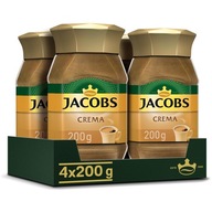 Jacobs Crema súprava instantnej kávy 4x200g