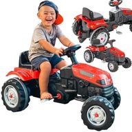 Pedálový traktor Veľký XL traktor Red Horn