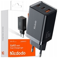 RÝCHLA NABÍJAČKA MCDODO GaN 5 PRO USB-C USB-A 65W