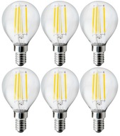 6x E14 6W EDISON FILAMENTOVÁ LED ŽIAROVKA, DEKORAT