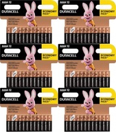 Duracell AAA / LR3 základné alkalické batérie 72 ks