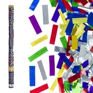 Party Deco Confetti Tube Viacfarebné pruhy