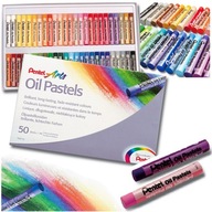 OLEJOVÉ PASTELY Pentel pastelové pastelky 50 farieb VEĽKÁ sada pre umelcov