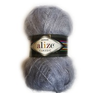 Alize Mohair Klasický mohér / 52 sivá