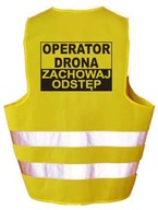 Výstražná reflexná vesta - OPERÁTOR DRONU