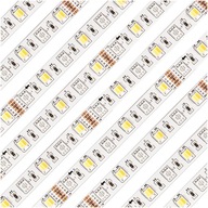 LED pás 24W 12V DC 300 SMD 5050/5025 5m RGB CCT farebný neónový pásik