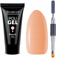 CLARESA POLI GEL POLYGEL AKRYL GEL 30g BROSKYŇA nový