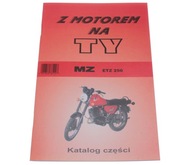 KNIHA KATALÓG DIELOV RÁM MOTOROVÉHO KOLA MZ ETZ 250