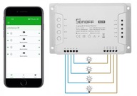 Sonoff 4CH R3 DIN Switch WIFI SUPLA