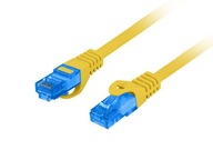 LANBERG PATCHCORD S/FTP CAT.6A 10M ŽLTÁ LSZH CCA