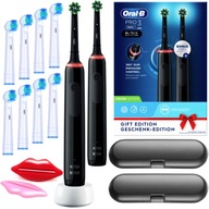 Elektrická zubná kefka Oral-B Pro 3 3900N Duo Two Black