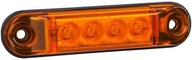 LED obrysové svietidlo oranžové bočné značkovacie 12/24V
