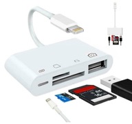 Adaptér Čítačka kariet Lightning micro SD USB iPhone