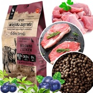 Wiejska Zagroda suché krmivo pre psov BEEF s WILD WILD CHRUPS L 9kg