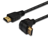 Kábel SAVIO (HDMI M - HDMI M; 1,5 m; čierny)