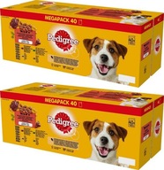 Pedigree Mixed Selection Jelly Mix príchutí pre psov 80x100g