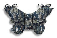 Protišokový vankúš Jungle Dark Blue Sleepee Butterfly