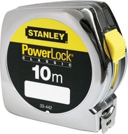 Odmerajte 10m 25mm Powerlock Stanley plastové puzdro