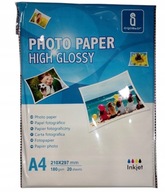 A4 fotopapier 500ks 180g lesklý