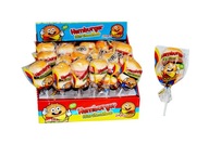 Hamburger Marshmallow penové lízanky 24ks x 20g