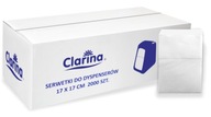 Obrúsky do dávkovača CLARINA CARTON 17cm 2000 ks