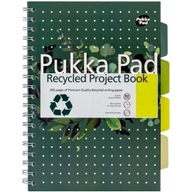 PUKKA PAD B5 PROJEKTOVÁ KNIHA RECYKLOVANÁ ZELENÁ