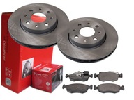 BREMBO PREDNÉ DISKY, DESTIČKY, FIAT 500 240MM 15-