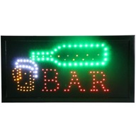 LED NEON NA TYČ S VYPÍNAČOM 48X25CM