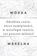 ALKOHOLOVÉ PRÍVESKY SVADOBNÁ VODKA 100 KS