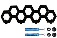 Nástenný vešiak HEXAGON na šaty do predsiene