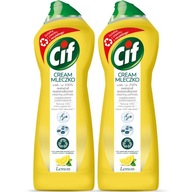 Cif Cream Lemon Milk s mikrokryštálmi 2x780g