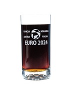 DLHÉ SKLO POĽSKO EURO 2024 GRAVÍROVANIE RUČNE KROŠNO POĽSKO KROSNO 500 ml