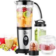 Smoothie mixér, mini mixér 5v1, 220W odšťavovač