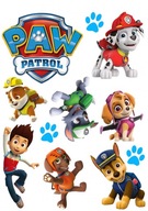 Veľká súprava fondánovej potlače tort PAW PATROL