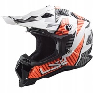 PRILBA LS2 MX700 SUBVERTER EVO ASTRO WHITE ORA. XXXL