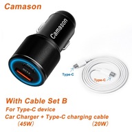 Camason 45W USB rýchlonabíjačka do auta typ