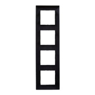 Legrand Niloe Step - Quadruple Frame Black 863594