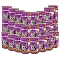 Whiskas s kačicou v želé 24x400g môže mokrať Kota Kota Kota