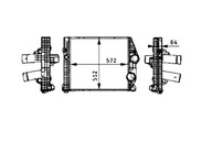 INTERCOOLER MERCEDES ATEGO ATEGO 2 OM900.911-OM924