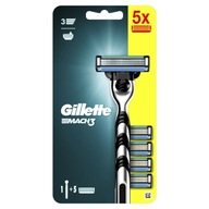 Gillette Mach3 Žiletka + 5 čepelí