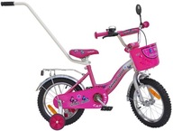 Bicykel 14 palcov TWINKLE Classic PINK/Chrom WARSAW