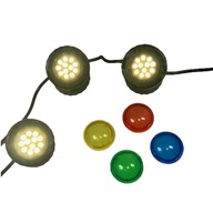 LED OSVETLENIE 3x1,6W NA OKNO + SÚMRAKOVÝ SENZOR