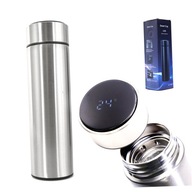 TERMOhrnček THERMOS SMART LED 500 ml strieborný