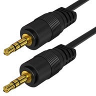 AUDIO AUX MINI JACK KÁBEL 3,5mm SAMOČINNÉ ZÁSTRČKY 1m