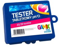 CHEMIKÁLIE TESTER BAZÉNOVÉHO PH TABUĽKY MERANIA KYSELINY CHLÓRU 20