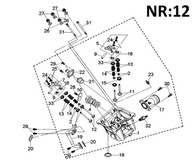 VÝFUKOVÝ VENTIL Quad DAELIM ET 300cc OEM!