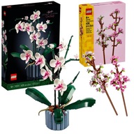 LEGO ICONS 10311 Orchidea Flower Ornament + LEGO ICONS 40725 Čerešňové kvety