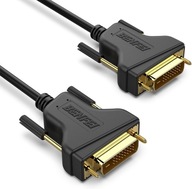 DUAL LINK KÁBEL DVI TO DVI MALE BLACK 2M